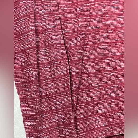 Billy Reid Medium Heather Red Mock Collar Henley Long Sleeve Button Shirt - Picture 5 of 12